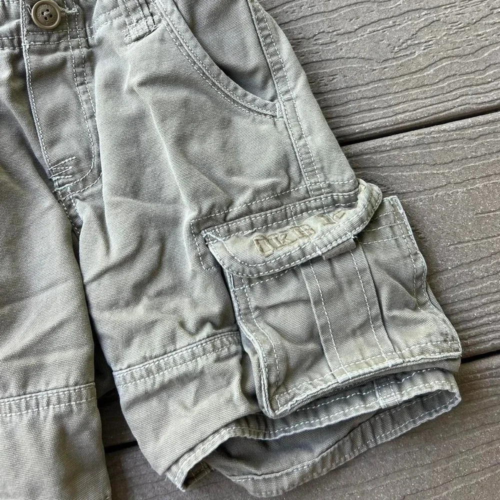 Oshkosh 4 Toddler Cargo Shorts Tan Pull On Cotton